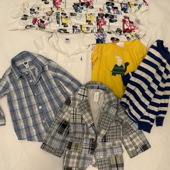 Janie and Jack and Hanna Andersson 6-12 month Boys Bundle